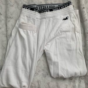 White Hollister Sweatpants
